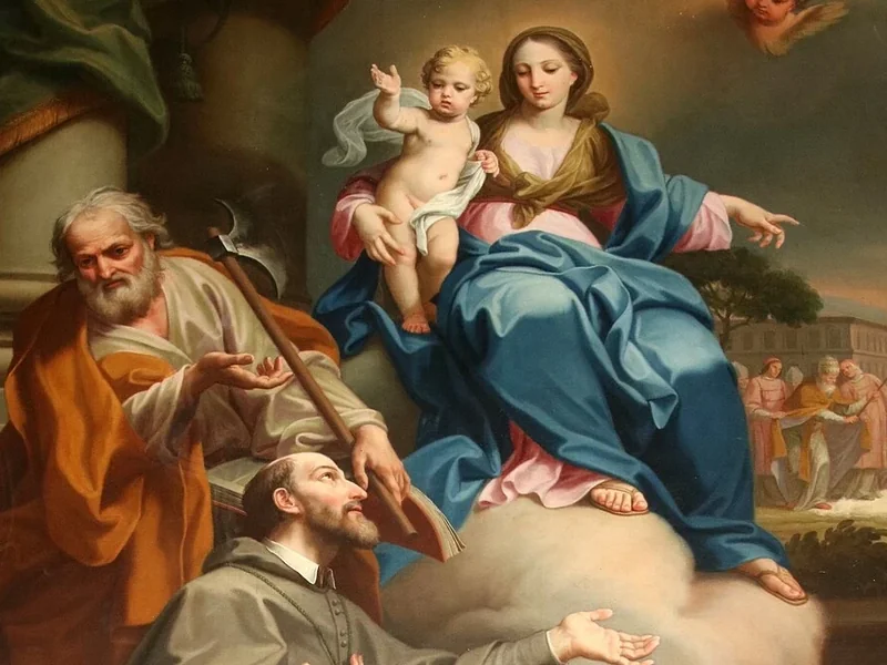 1706-Gaetano Lapis detto il Carraccetto - Madonna della Neve, 1730